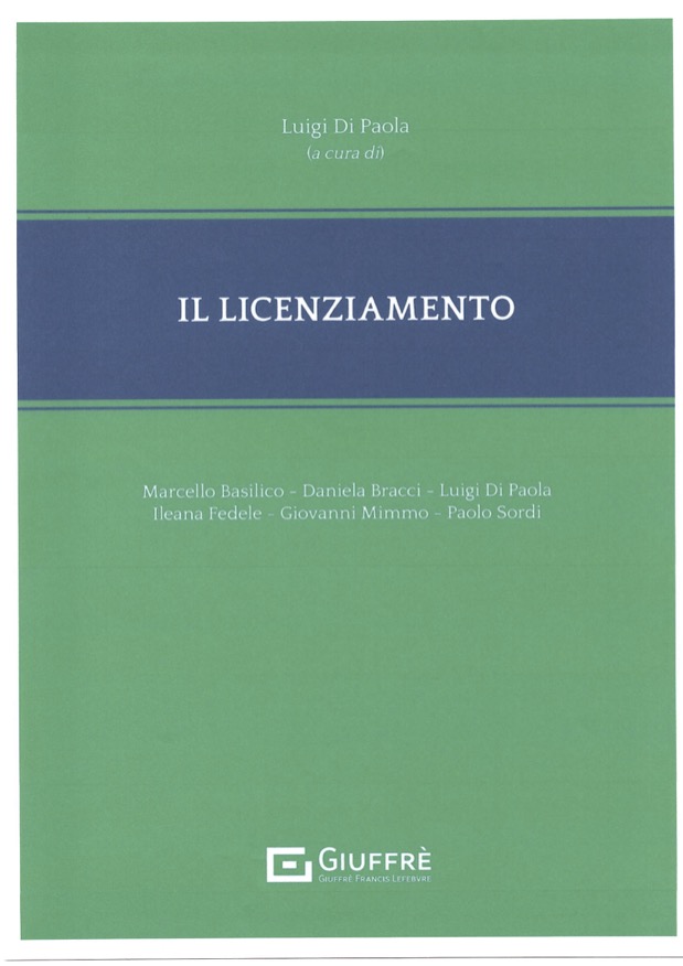 Opera monografica "Il licenziamento". Autori vari